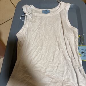Womens New CeCe M ruffle tank top Medium